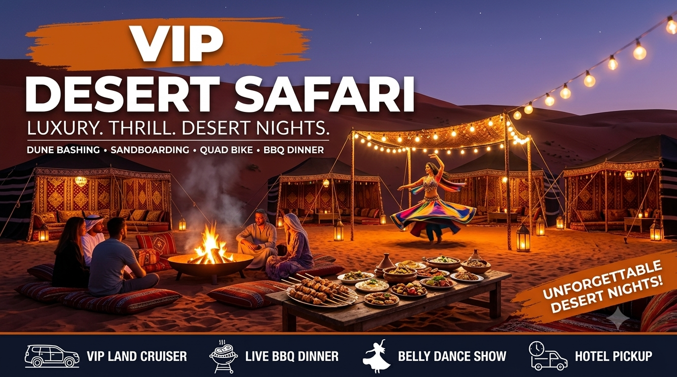 A Taste of Tradition: The Culinary Journey of a Dubai Desert Safari — BashDubai desert safari guide
