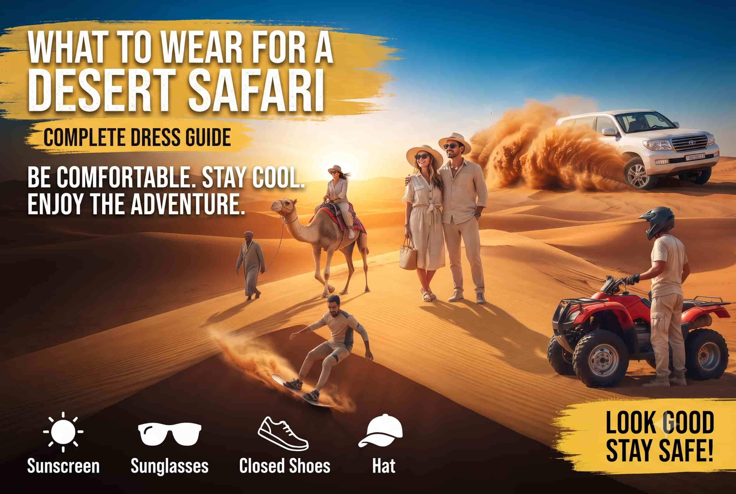 What to Wear for a Dubai Desert Safari: The Complete Guide — BashDubai Dubai desert safari guide